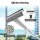 Giantz 136cm Extendable Window Cleaner with Spray Tank 3 Microfibre Pads 30cm Squeegee for Home Car Mirrors