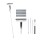 Giantz 136cm Extendable Window Cleaner with Spray Tank 3 Microfibre Pads 30cm Squeegee for Home Car Mirrors
