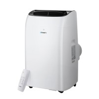Devanti Portable Air Conditioner, White, 12000BTU, Energy-Efficient, Quiet, 3-in-1 Cooling with Remote & Timer
