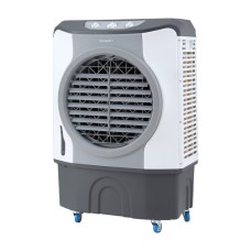 Devanti Evaporative Air Cooler, 45L, White/Blue, 67x42x102cm, 3-in-1 Cooler/Humidifier/Purifier