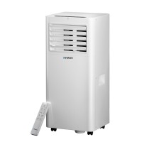 Devanti Portable Air Conditioner 7000BTU 3-in-1 Cooling Fan Dehumidifier, Remote, Timer, for 10-15m² Rooms, White