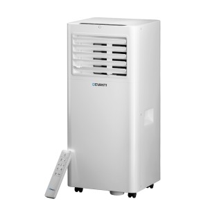 Devanti Portable Air Conditioner 7000BTU 3-in-1 Cooling Fan Dehumidifier, Remote, Timer, for 10-15m² Rooms, White