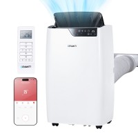 Devanti 12000BTU Portable Air Conditioner with Dehumidifier & Fan, Wi-Fi App Control, Smart Sleep Mode, 3-in-1 Design