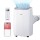 Devanti 14000 BTU Portable Air Conditioner, Dehumidifier & Fan with Wi-Fi, Remote, Quiet Mode, Easy Setup & Mobility