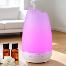 Devanti 300ml Ultrasonic Essential Oil Diffuser Tulip Design Cool Mist Humidifier with 14-Colour LED Night Light Devanti 300ml Ultrasonic Essential Oil Diffuser Tulip Design Cool Mist Humidifier with 14-Colour LED Night Light