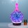 Devanti Ultrasonic 3D Light Aroma Diffuser Humidifier, 100ml, 7-Colour LED, Whisper Quiet, Auto Shut-Off, Dark Wood