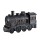Devanti Train Aroma Diffuser 300ml Vintage Locomotive Ultrasonic Humidifier Smoke-Ring LED Timer 2/8H