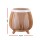 Devanti Ultrasonic Aroma Diffuser 140ml LED, Textured Deep Wood Design, 7-Colour Light, 4-in-1 Humidifier & Purifier