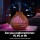 Devanti Ultrasonic Aroma Diffuser 400ml - Wood Grain Design, 7-Colour LED, 3 Mist Modes, Whisper-Quiet, Auto Shut-Off