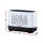 Devanti 200ml Aroma Diffuser Aromatherapy with Simulated Flame, Ultrasonic Mist, Timer, and Night Light - White