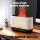 Devanti 200ml Aroma Diffuser Aromatherapy with Simulated Flame, Ultrasonic Mist, Timer, and Night Light - White