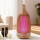 Devanti 4-in-1 Ultrasonic Aroma Diffuser 200ml - Light Wood Grain, LED Colours, Mist Modes, Timer, Quiet Operation