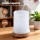 Devanti 200ml Ultrasonic Aroma Diffuser - LED Lights, Whisper-Quiet, Dark Wood Grain, 7-Colour Night Light, 18cm