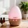 Devanti Ultrasonic Aroma Diffuser - 130ml, 7-Colour LED, Whisper-Quiet, Iron Look, ABS/PP, 4-in-1 Aromatherapy Hum
