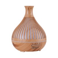 Devanti Ultrasonic Aroma Diffuser 400ml, LED, Wood Grain, 3 Mist Modes, Quiet Operation, Aromatherapy Humidifier
