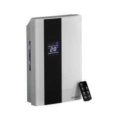 Devanti Dehumidifier and Air Purifier, ABS Plastic, White, 2L Capacity, Quiet Operation, Smart Control, 30㎡ Coverage