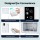 Devanti 2000ml Portable Dehumidifier 1000ml/day Quiet Sleep Mode Remote LED Touch Panel Auto-Drain 1.5m Hose