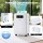 Devanti 70L/Day Commercial Dehumidifier 8.5L Tank 350m³/h Airflow Quiet 47dB Touch Controls Casters Clothes Drying