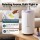Devanti 4L Ultrasonic Humidifier and Aroma Diffuser Top Fill 250ml/hr Quiet Bedroom 360° Nozzle White