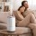 Devanti 4L Ultrasonic Humidifier and Aroma Diffuser Top Fill 250ml/hr Quiet Bedroom 360° Nozzle White