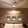 Devanti 64 Inch Ceiling Fan DC Motor with LED Light and Remote, 3 Blades, 5 Speeds, Silver, Indoor/Outdoor Use