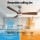 Devanti 52" Smart Ceiling Fan with Light Remote DC Motor Timber Blades Brown 52-inch 6 Speeds App Control