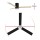 Devanti 52" Ceiling Fan DC Motor 3 Blades Double Sided Wood Black 3 Colour LED Remote Timer Reverse Cycle