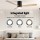 Devanti 52" Ceiling Fan DC Motor 3 Blades Double Sided Wood Black 3 Colour LED Remote Timer Reverse Cycle