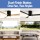 Devanti 52" Ceiling Fan DC Motor 3 Blades Double Sided Wood Black 3 Colour LED Remote Timer Reverse Cycle