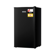 Devanti Bar Fridge, Black, 95L, Portable & Energy-Efficient, Adjustable Temp Levels, Eco-Friendly for Indoor/Outdoor Use