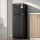 Devanti 122L Two Door Bar Fridge with Freezer, Black - Compact, Freestanding Design, 7-Stage Temp Control, LED Light