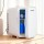 Glacio 13L Mini Fridge Portable Cooler/Warmer, Dual Power, Quiet, Tempered Glass, White, Ideal for Skincare & Snacks