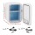 Glacio 22L Mini Fridge Portable Cooler & Warmer, White, Dual Power 12V/220V, Quiet, Compact, Tempered Glass Door