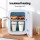 Glacio 22L Mini Fridge Portable Cooler & Warmer, White, Dual Power 12V/220V, Quiet, Compact, Tempered Glass Door