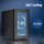 Devanti 8 Bottle Wine Fridge Cooler - UV Glass, LED Lighting, Silent Operation, Thermoelectric Cooling, 1-Year Warranty