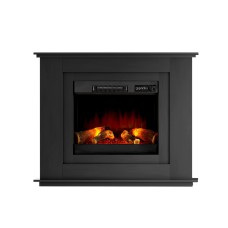 Devanti Electric Fireplace 2000W Black MDF Mantel with 3D Flame Effect, Remote Control, Timer & Thermostat Devanti Electric Fireplace 2000W Black MDF Mantel with 3D Flame Effect, Remote Control, Timer & Thermostat
