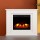 Devanti Electric Fireplace Fire Heater 2000W White MDF Mantel with 3D Flame Effect, Remote, Timer & Thermostat