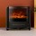 Devanti Electric Fireplace Heater, ABS & Metal, 34.5x20x36cm, Black, 2000W, Freestanding, 3D Flame, Timer,