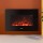 Devanti Electric Fireplace Heater, Metal & Tempered Glass, Black, 66cm x 44cm, 2000W, 3D Flame, Wall Mountable