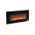 Devanti Electric Fireplace Insert 3D Flame Wall Mounted Recessed 1800W Remote Control 92cm Black 220-240V