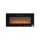 Devanti Electric Fireplace Insert 3D Flame Wall Mounted Recessed 1800W Remote Control 92cm Black 220-240V