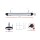 Devanti Radiant Heater, Aluminium, 66cm, Black/Silver - 1500W Electric Strip Heater, Indoor/Outdoor, Remote-Controlled