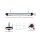 Devanti Radiant Heater, Aluminium, 92cm, Black/Silver, 2000W, Indoor/Outdoor, Energy-Efficient, Remote Control