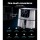 Devanti 7L Air Fryer with LCD Touch Control, Stainless Steel, 1700W Powerful 8-in-1 Cooking, Dishwasher Safe