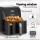 Devanti 5L Air Fryer, 1500W with LCD Touch, 8 Cooking Modes, Auto-Off, Timer, Non-Stick, 360° Airflow,