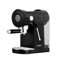 Devanti 20 Bar Espresso Coffee Machine with Instant Heat, Milk Frother, Removable Tank, and Mug Warmer - Black
