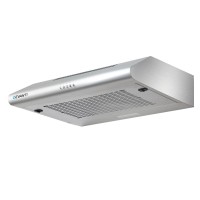 Devanti 600mm Stainless Steel Range Hood 60cm with 3-Speed Control, LED Light, and Removable 5-Layer Aluminium Filter