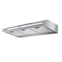 DEVANTI 900mm Stainless Steel Range Hood – 3-Speed, LED Lights, 5-Layer Filters, High-Performance 125W Motor