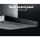 Devanti 60cm Range Hood: Black Glass, Wall-Mounted, 3-Speed Touch Control, LED Lights, High Suction, 5-Layer Filters