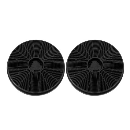 Devanti Range Hood Carbon Charcoal Filters Replacement 17cm 2 Pack, Activated Charcoal, Easy Install, Odour Removal